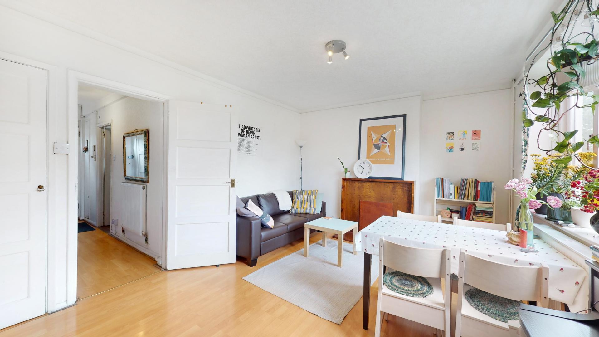 Large two bedroom apartment Broadhurst Gardens, West Hampstead